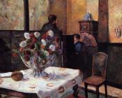 保罗 高更 : Interior of the Painter's House, rue Carcel